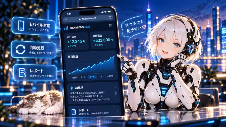 スマートフォンで閲覧するイメージイラスト